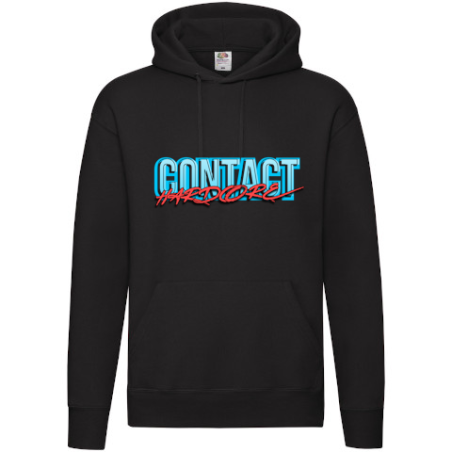 Contact Hardcore Black Hoodie