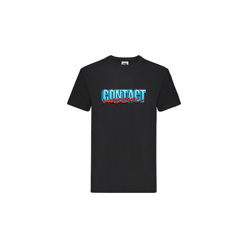 Contact Hardcore Black T Shirt