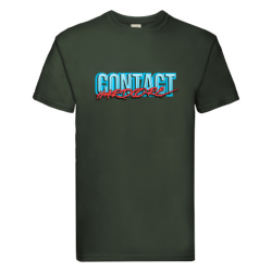 Contact Hardcore Bottle Green T Shirt