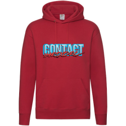 Contact Hardcore Red Hoodie